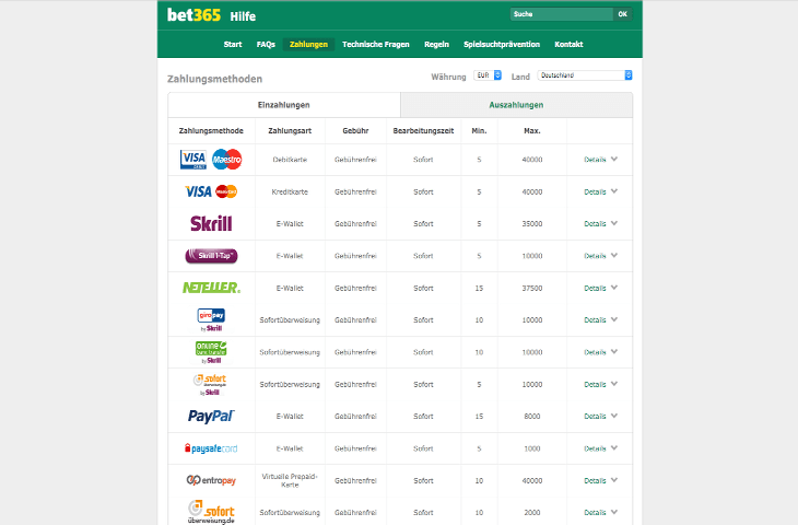 Bet365_Einzahlungsmöglichkeiten